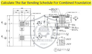 How To Calculate The Bar Bending Schedule For Combined Foundation